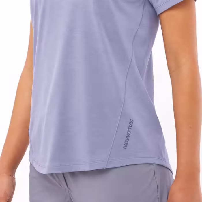 Футболка Salomon OUTLINE SS TEE W Голубой XS - 4
