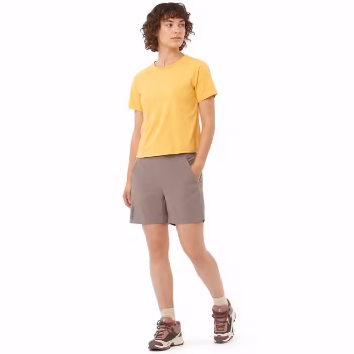 Sorti Salomon WAYFARER EASE SHORTS W Bej XS - 3
