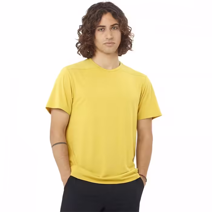 Tricou Salomon OUTLINE SS TEE M Galben S
