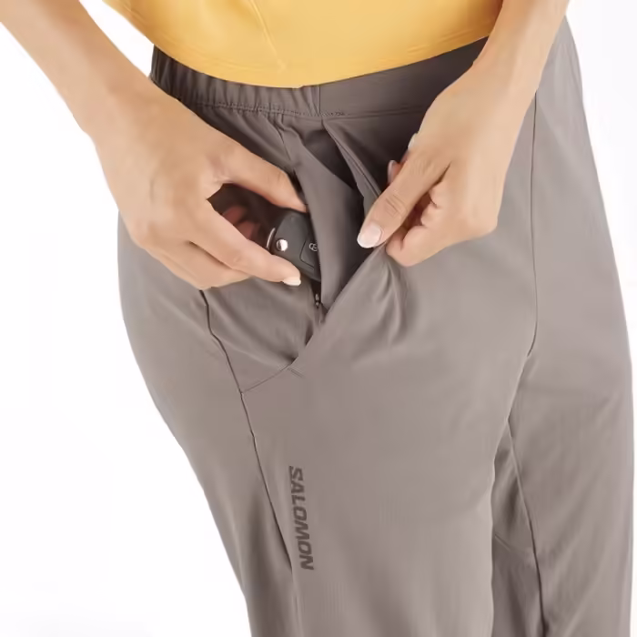 Pantaloni Salomon WAYFARER EASE PANTS W Negru S - 4