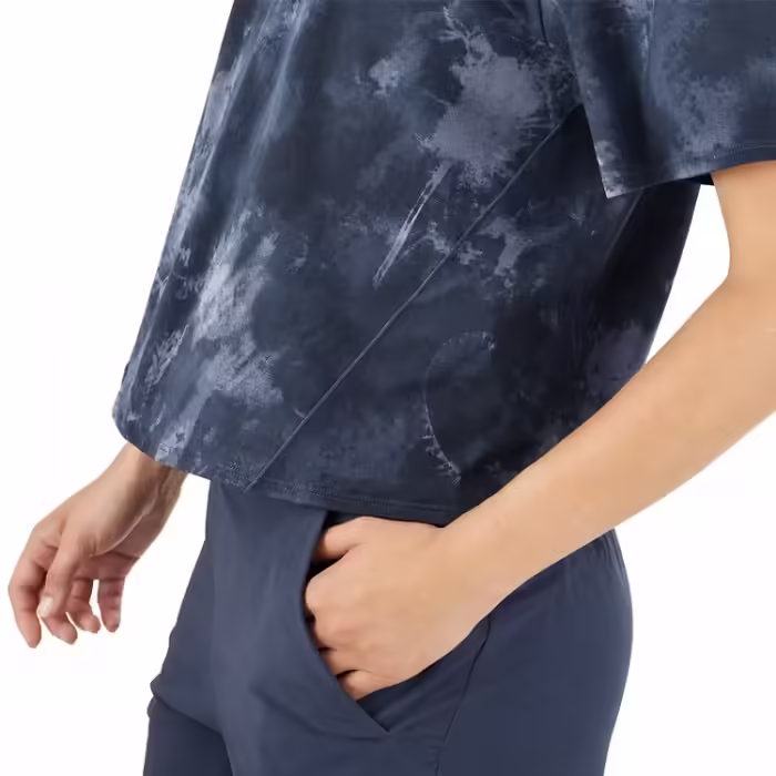 Tricou Salomon TRACKLINE SS TEE W Albastru XS - 4