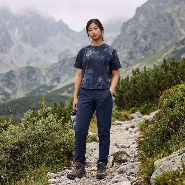 Tricou Salomon TRACKLINE SS TEE W Albastru XS - 7