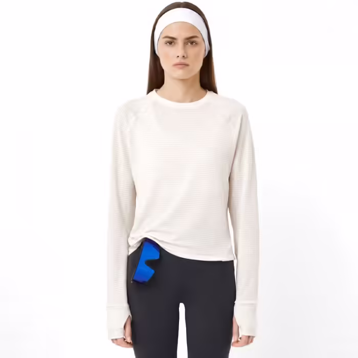 Толстовка Salomon ESNTIAL LIGHTWARM CN W Бежевый M
