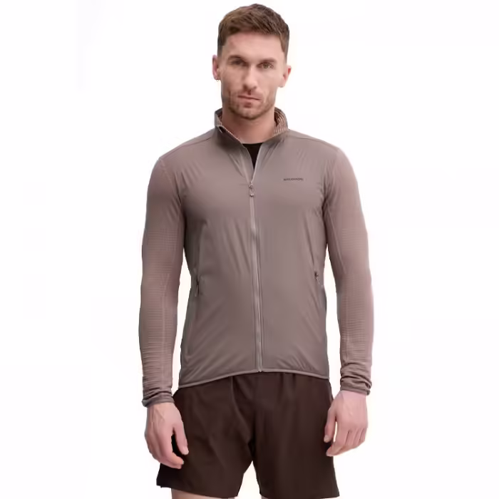Толстовка Salomon ESNTIAL LIGHTWARM HYBRID M Серый M