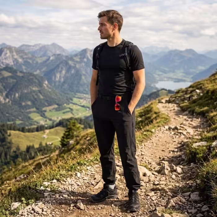 Pantaloni Salomon WAYFARER PANTS 2.0 Negru L-L - 8