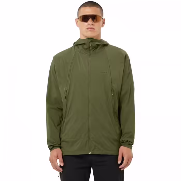 Jacheta Salomon OUTWIND HOODED Verde XXL