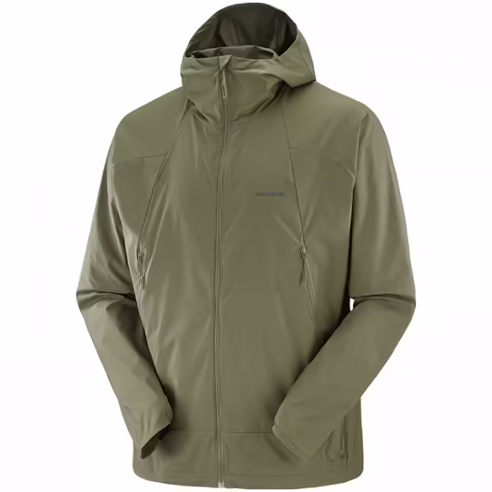 Jacheta Salomon OUTWIND HOODED Verde XXL - 8