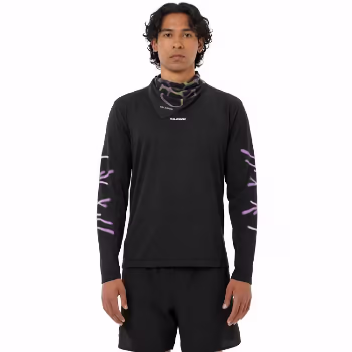 Long-sleeve Salomon SHAKEOUT CORE Negru L