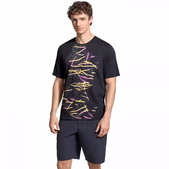 Tricou Salomon SHAKEOUT CORE GFX Negru XXL