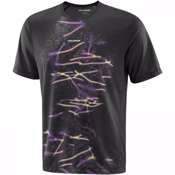 Tricou Salomon SHAKEOUT CORE GFX Negru XXL - 7
