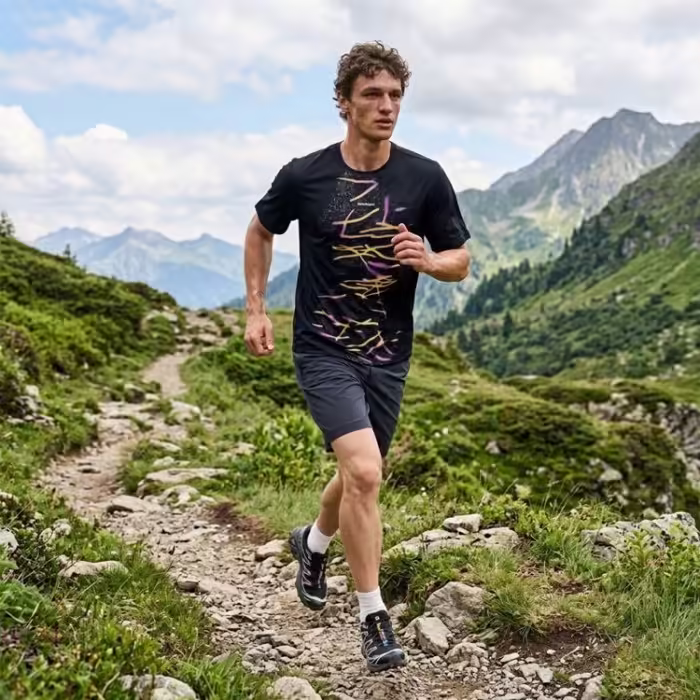 Tricou Salomon SHAKEOUT CORE GFX Negru XXL - 8