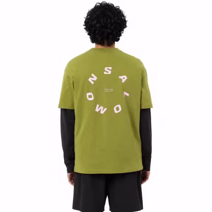 Tricou Salomon LOGO GRAPHIC Verde XXL - 2