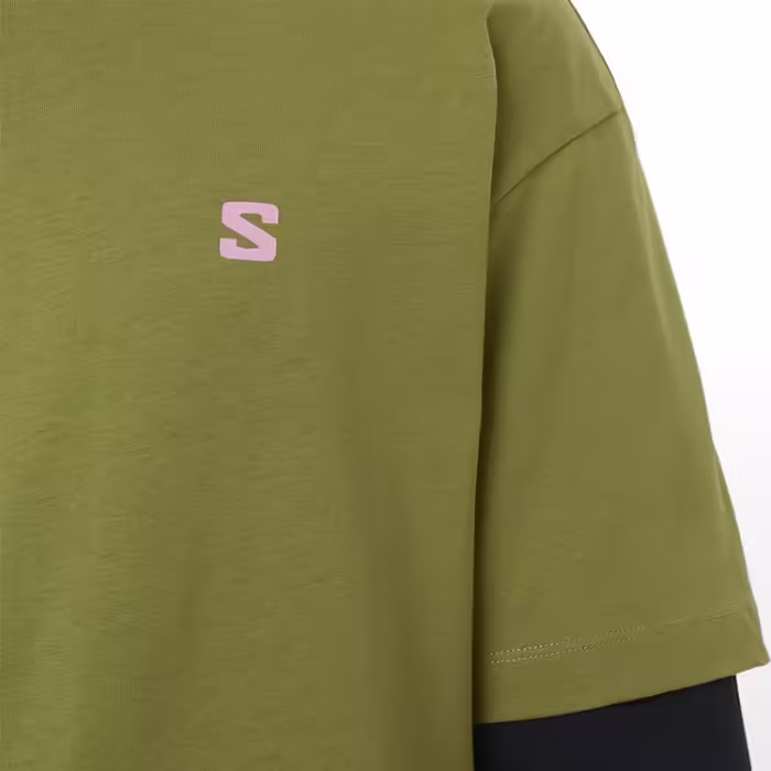Tricou Salomon LOGO GRAPHIC Verde XXL - 4