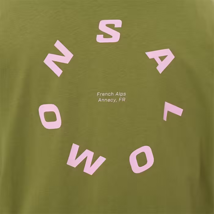 Tricou Salomon LOGO GRAPHIC Verde XXL - 5