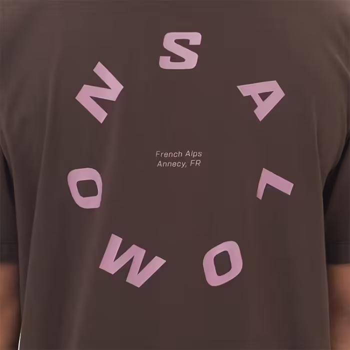 Tricou Salomon LOGO GRAPHIC Maro XXL - 5