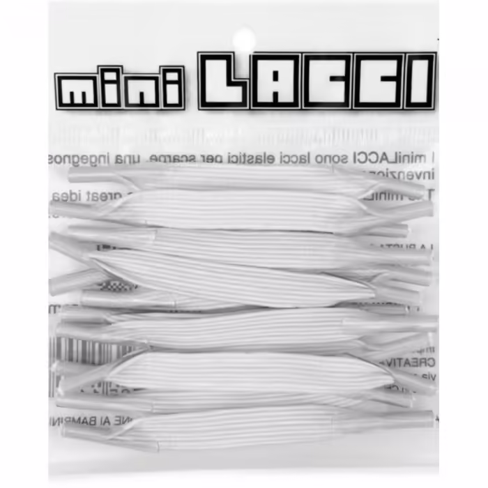 Set sireturi 12 buc miniLACCI ML-00 Alb