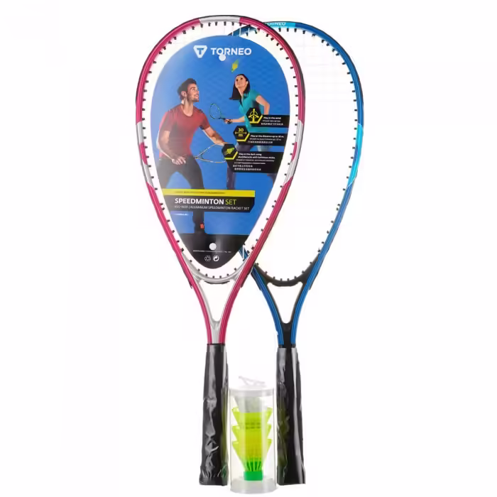 Набор для спидминтона с воланом и чехлом Torneo Speed 