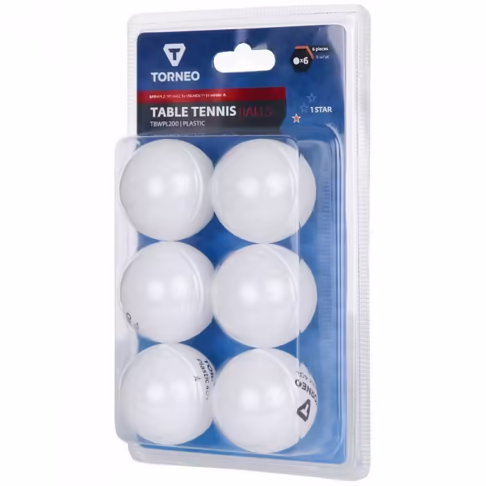 Набор мячей для настольного тенниса 6 шт Torneo Ping pong balls - 2