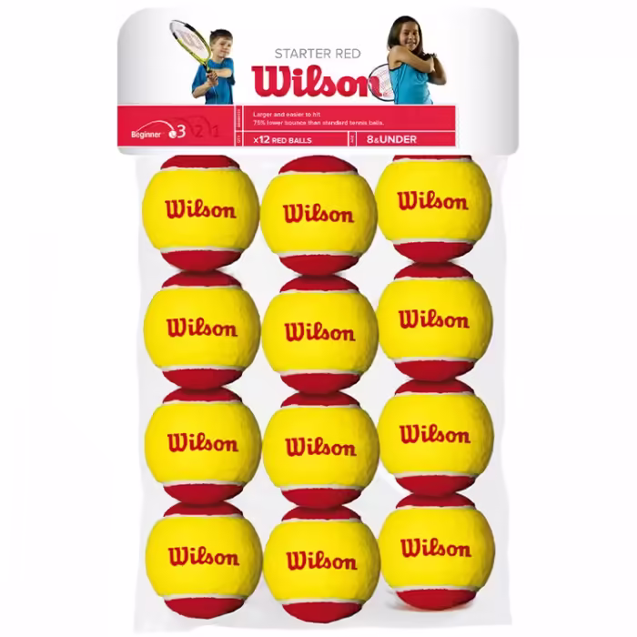 Set mingi pentru tenis 12 buc Wilson STARTER RED TBALL 12 PACK