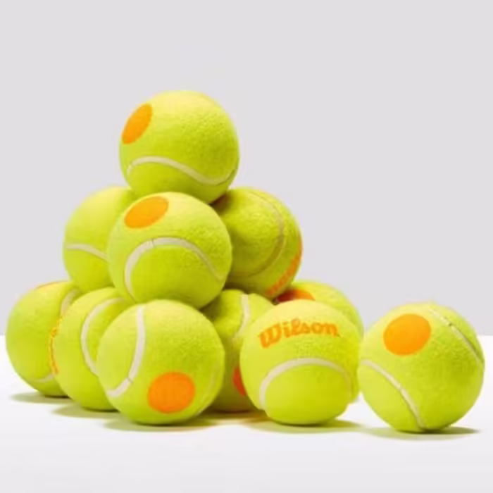 Набор мячей для тенниса 12 шт Wilson STARTER ORANGE TBALL 12 PACK - 5