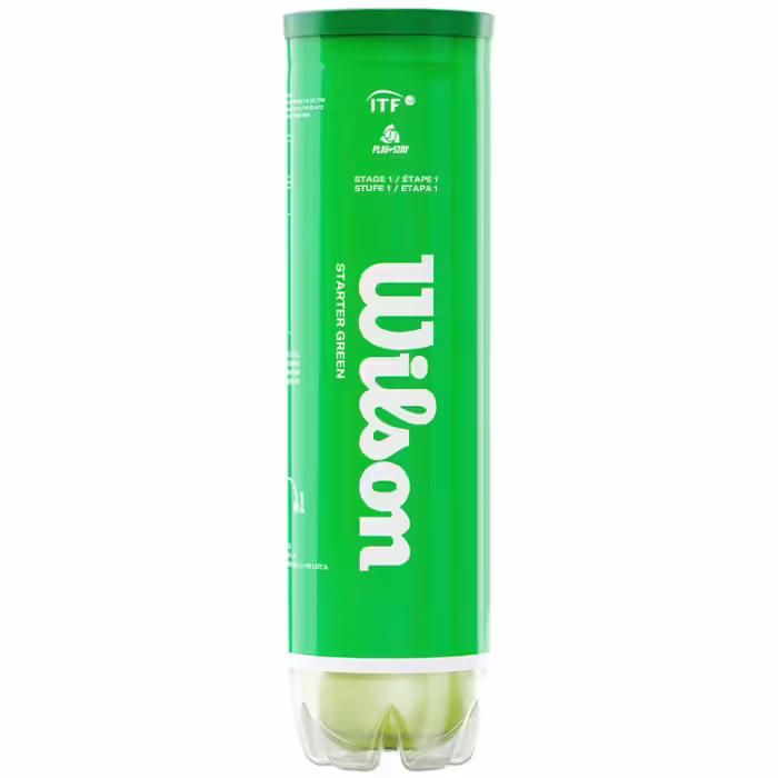 Set mingi pentru tenis 4 buc Wilson STARTER PLAY GREEN 4TBALL