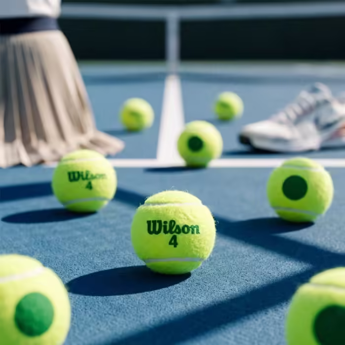Set mingi pentru tenis 4 buc Wilson STARTER PLAY GREEN 4TBALL - 6