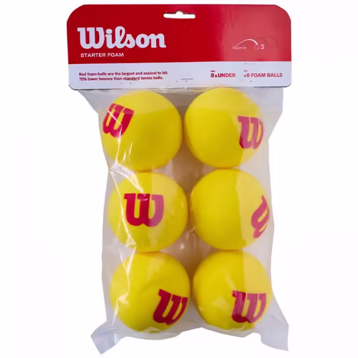 Set mingi pentru tenis 6 buc Wilson STARTER TOUR FOAM TBALL 6 PACK