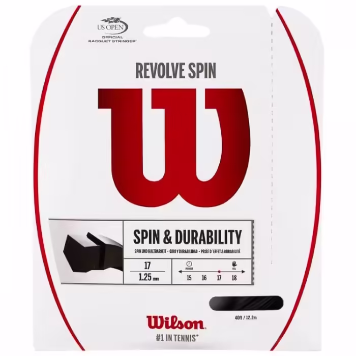 Racordaj tenis Wilson REVOLVE SPIN 17 SET