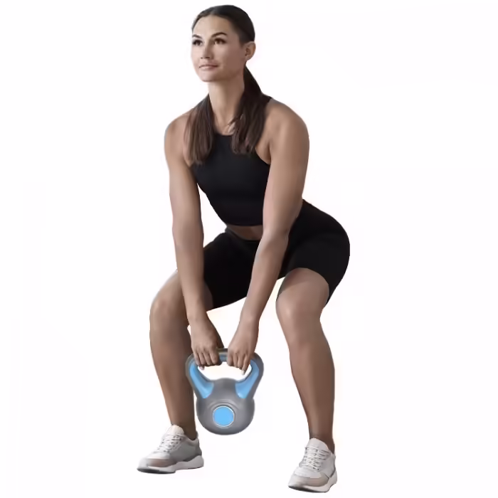 Greutate 3 kg YORK Vinyl Kettlebell - 2