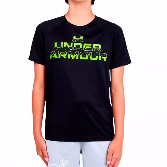 Футболка Under Armour UA Tech Split Wordmark SS - 3