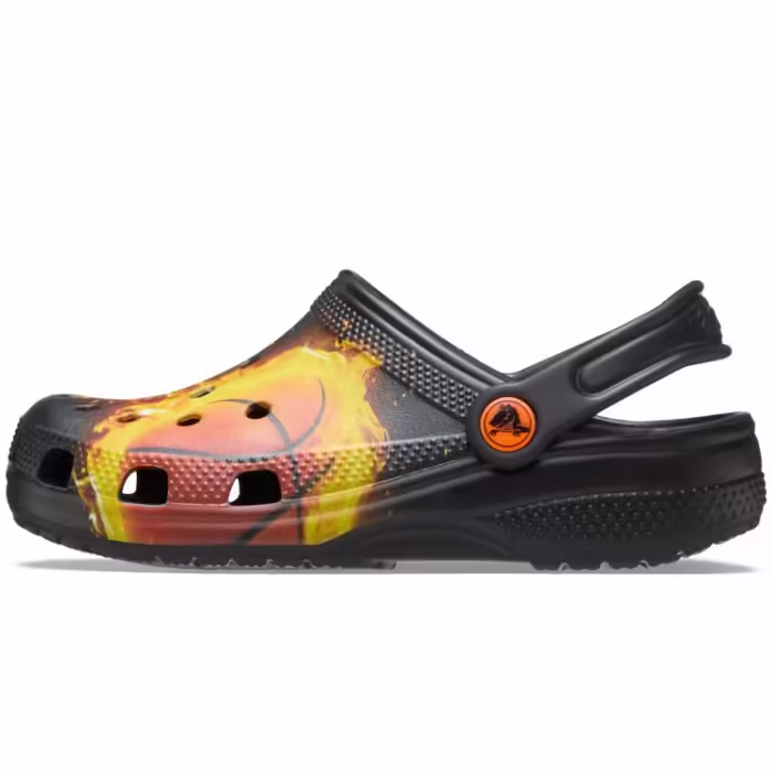 Шлепанцы Crocs Classic Flaming Bball Clog K