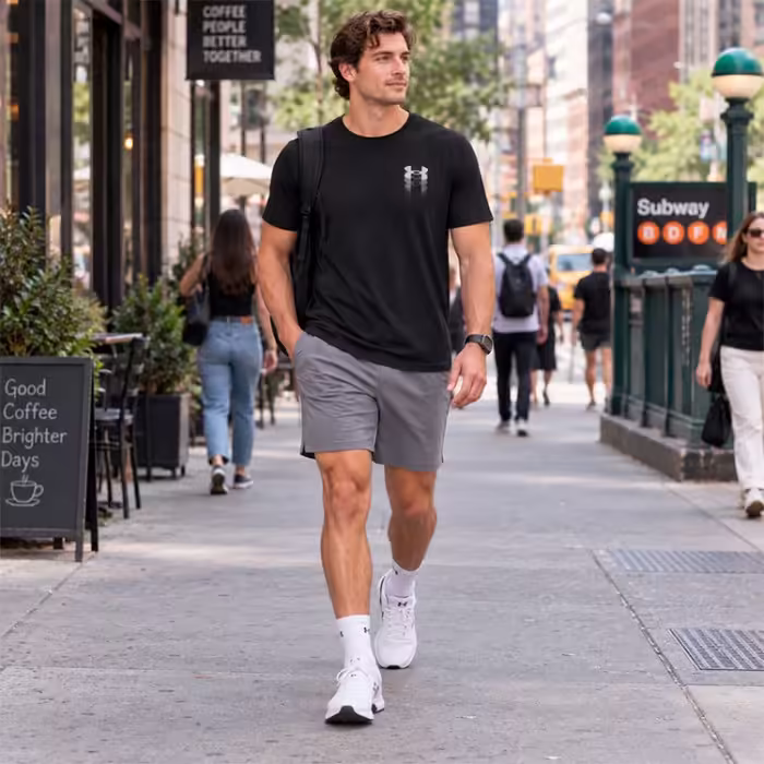 Футболка Under Armour Blur Logo Черный L - 7