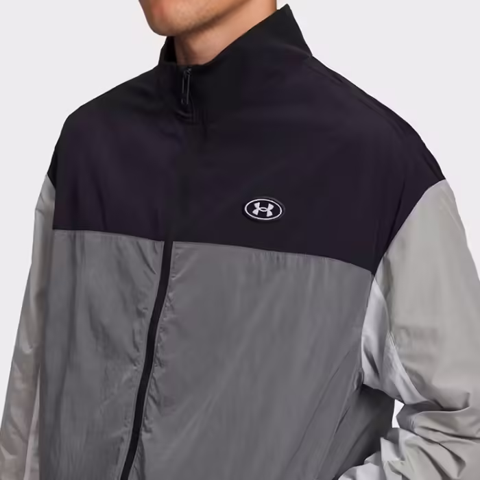 Hanorac Under Armour Icon Woven Full Zip Gri L - 5