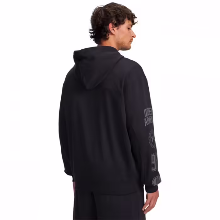 Толстовка Under Armour Rival Lightweight Graphic Full Zip Черный L - 2
