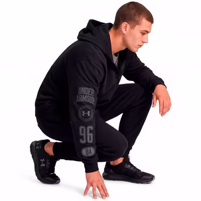 Толстовка Under Armour Rival Lightweight Graphic Full Zip Черный L - 5