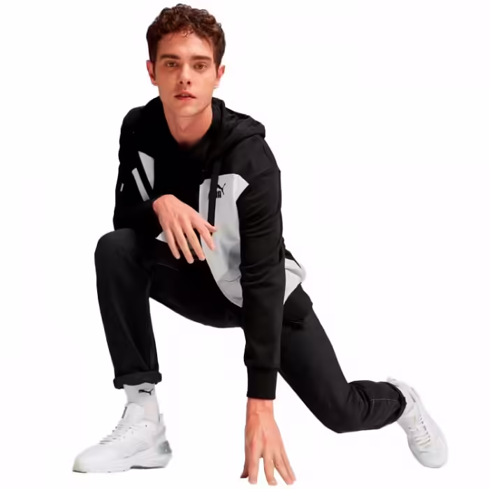 Толстовка Puma POWER Colorblock Full-Zip Hoodie TR - 2