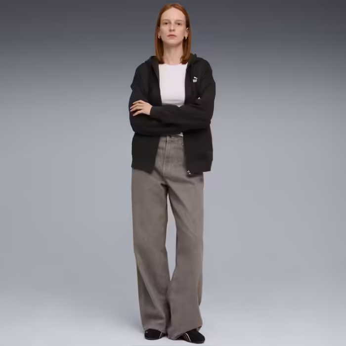 Hanorac Puma ESS Small Logo Comfort Full-Zip Hoodie Women - 3