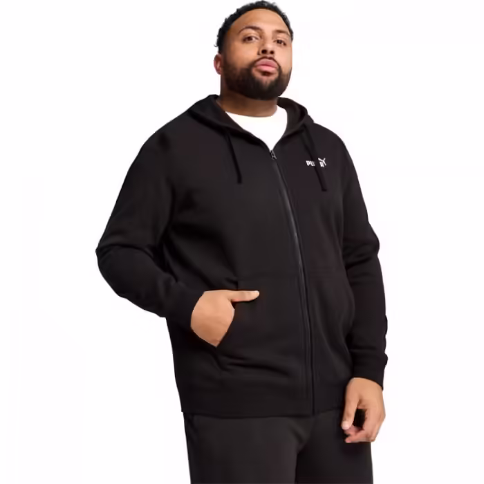 Hanorac Puma Essentials Logo Full-Zip Hoodie