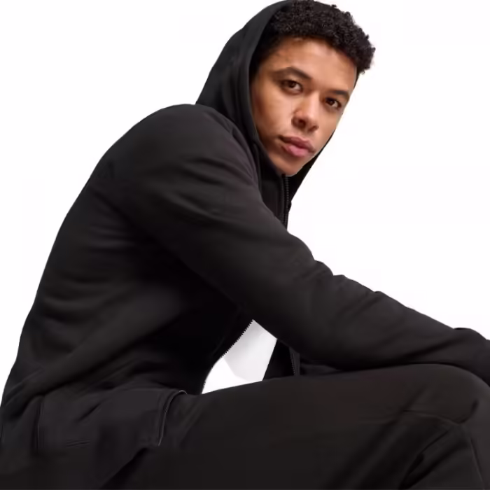 Hanorac Puma Essentials Logo Full-Zip Hoodie - 4