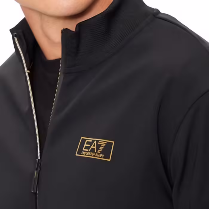 Hanorac EA7 EMPORIO ARMANI Gold Label Zip-Up Sweatshirt - 3