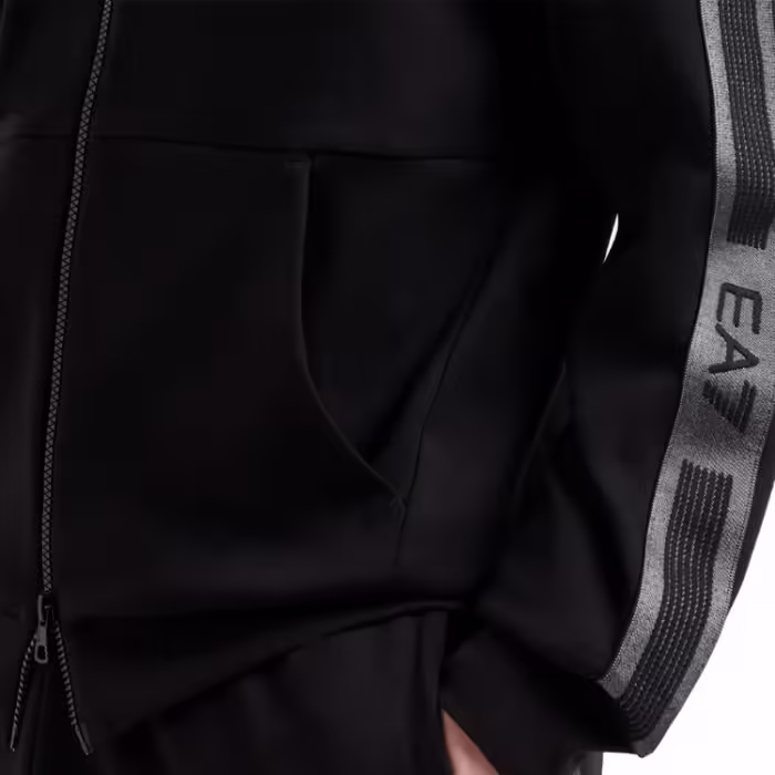 Hanorac EA7 EMPORIO ARMANI TRAIN LOGO SERIES M TAPE HOODI - 4