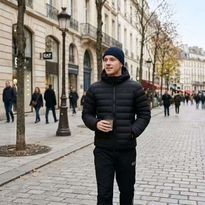 Куртка EA7 EMPORIO ARMANI Technical fabric padded - 2