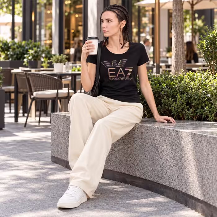 Tricou EA7 EMPORIO ARMANI TRAIN LOGO SERIES W TEE SS EAG - 8