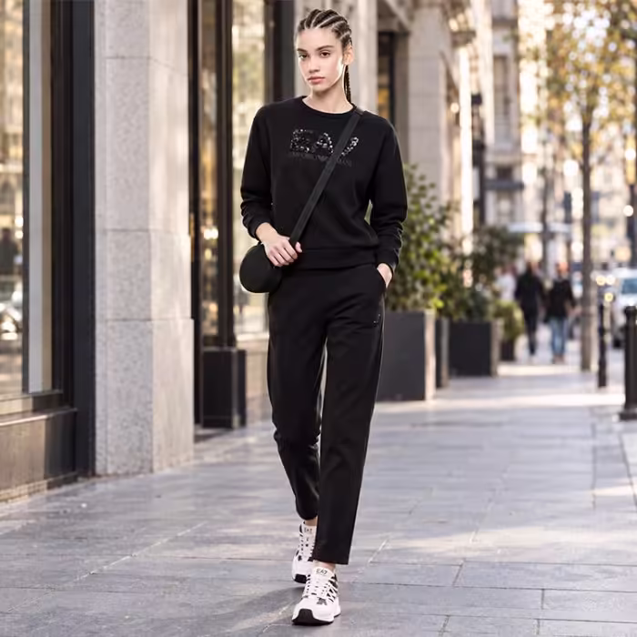 Толстовка EA7 EMPORIO ARMANI TRAIN LOGO SERIES W T-TOP CN C - 9