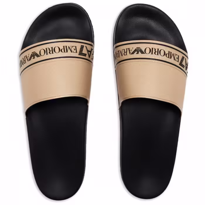 Шлепанцы EA7 EMPORIO ARMANI WATER SPORTS TAPE SLIDE U TEXT - 3