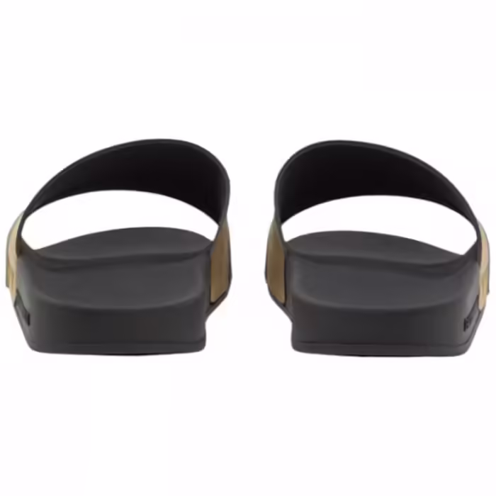 Slapi EA7 EMPORIO ARMANI WATER SPORTS TAPE SLIDE U TEXT Negru-bej 36 - 6