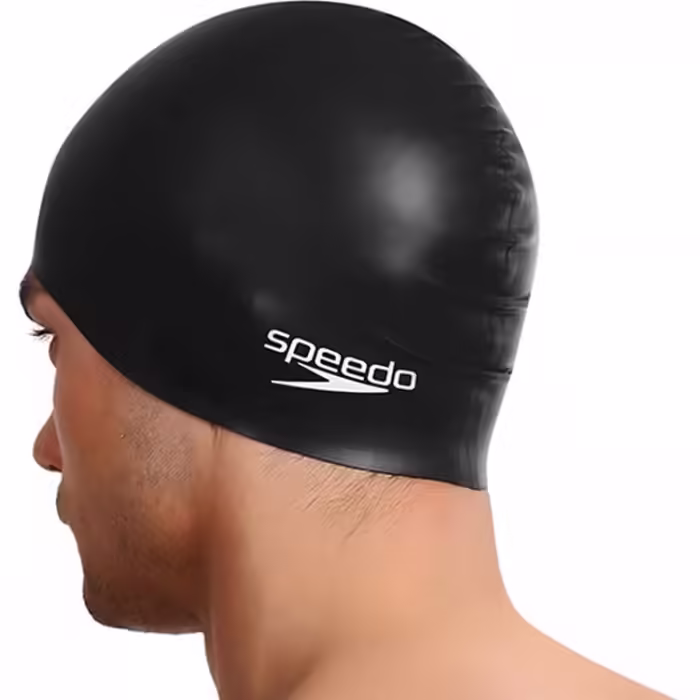 Casca de inot silicon Speedo FLAT SILICONE CAP AU BLACK - 4