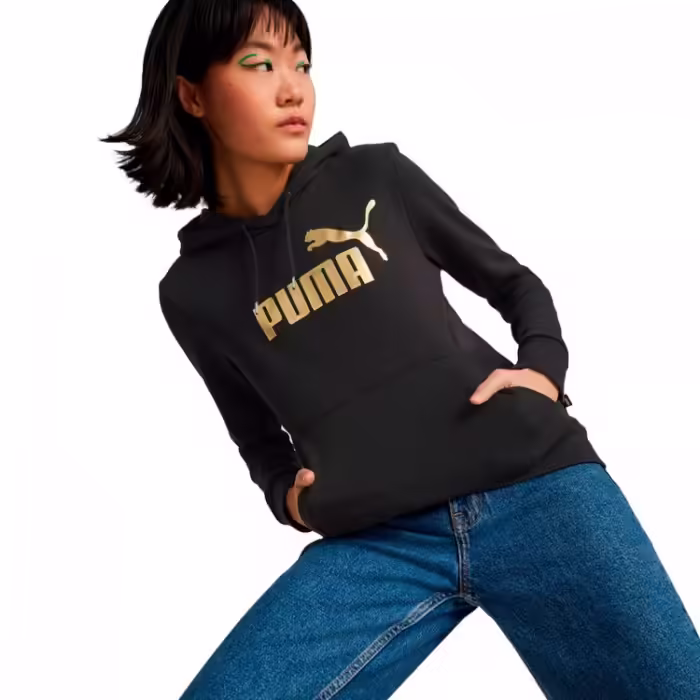 Hanorac Puma ESS+ Metallic Logo Hoodie TR