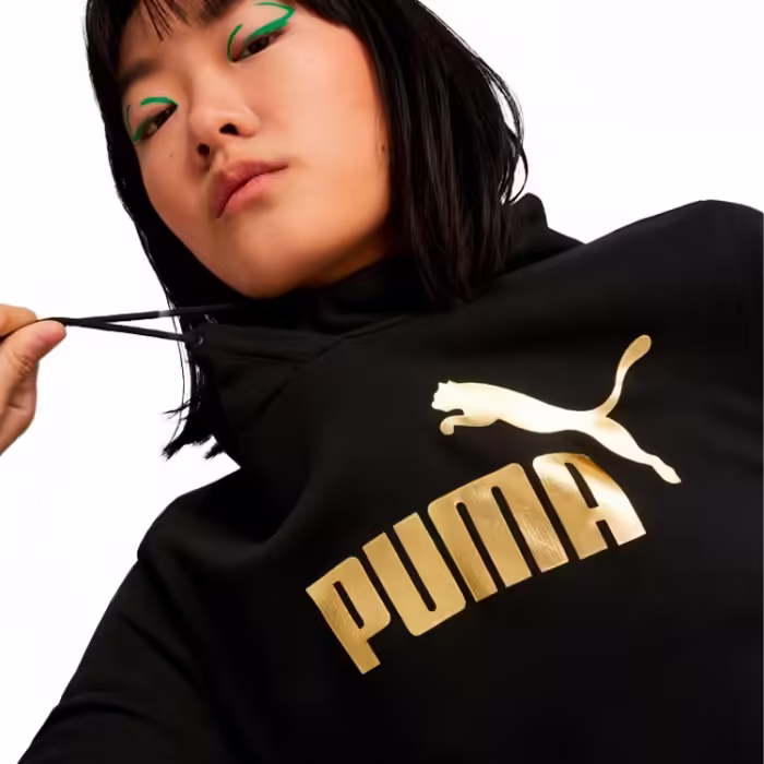 Hanorac Puma ESS+ Metallic Logo Hoodie TR - 5