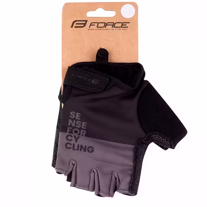 Manusi de ciclism cu degete scurte Force Fine - 2